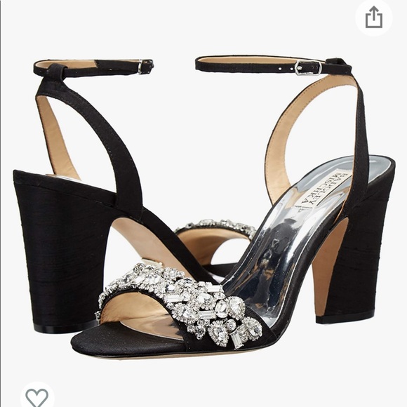 Badgley Mischka Shoes - ✨Badgley Mischka Jill Ankle Strap Heel in Black 🖤